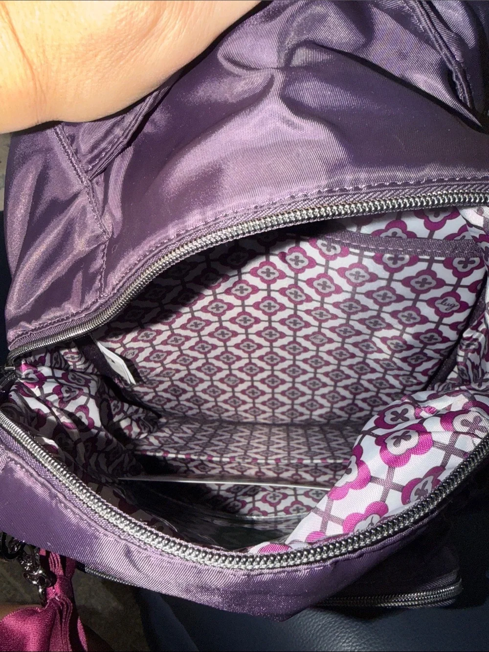lug Pattycake backpack Plum - NWOT